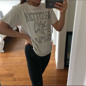 rare brandy melville led zeppelin tee